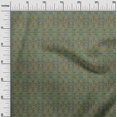 thumbnail image 2 of oneOone Polyester Lycra Fabric Leaves & Floral Block Print Fabric By The Yard 56 Inch Wide, 2 of 4