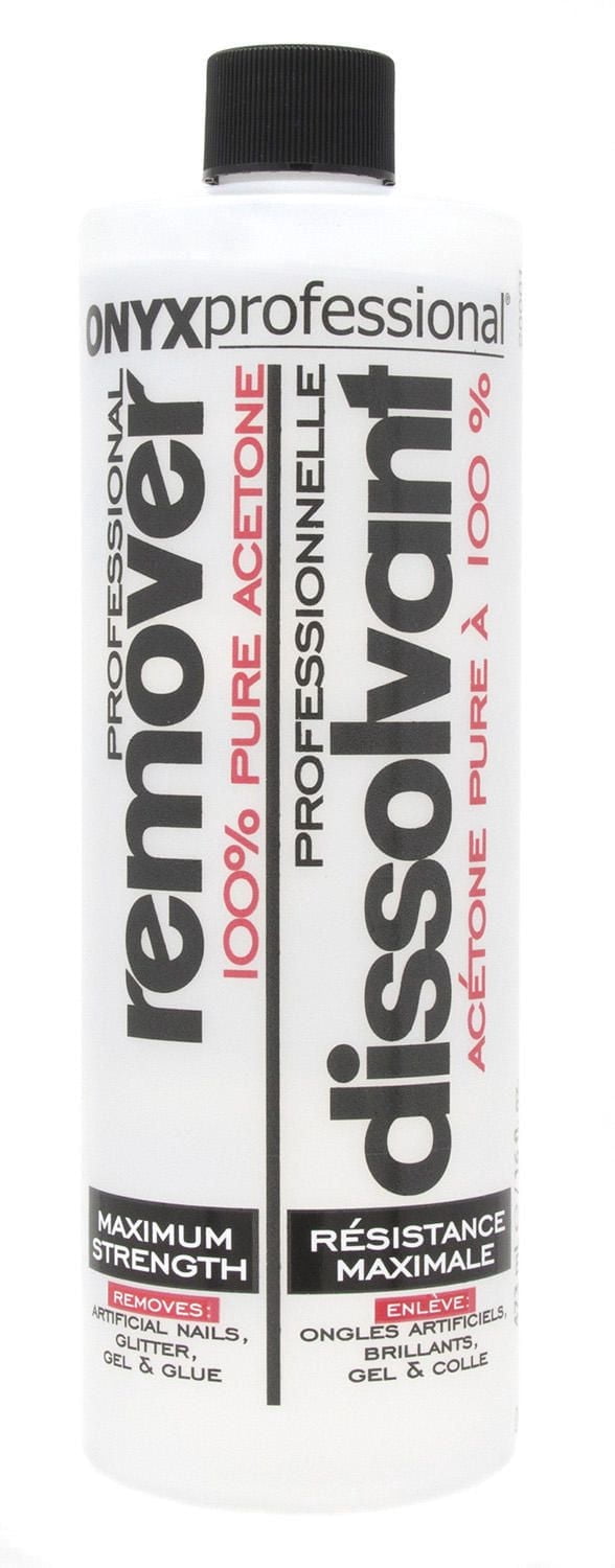 Onyx Professional Dissolvant pour Vernis à Ongles à l'Acétone Pure à 100 %