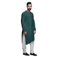 thumbnail image 4 of Atasi Kurta Pyjama Uni pour Hommes à Col Mandarin Kurta Pyjama Ethnique, 4 of 5