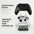 thumbnail image 2 of Jinsinto Universal Dual Controller Holder for PS4 PS5 Xbox ONE Switch, Controller Stand Gaming Accessories, Build Your Game Fortresses (Crystal Black), 2 of 7