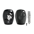 thumbnail image 2 of Car Start Ignition 2-button Key Shell Case Plastic Cover Automotive Accessory for Renault Clio, 2 of 7