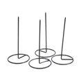 thumbnail image 4 of LYUMO Porte-Billets de Restaurant, Porte-Billets, 4 Pcs Porte-Reçus Noir 14.5cm Long Base Stable Design Détachable Couverture en Caoutchouc Réutilisable Protectrice Porte-Billets, 4 of 8