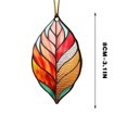 thumbnail image 2 of Meitianfacai Acrylic Flat Printing Leaves Christmas Decorations Christmas Tree Decorations Hanging Pendants, 2 of 5