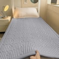 thumbnail image 4 of Birdeem Mattress Pad,Extra Thick Mattress Topper with Non-Slip Bottom,Breathable and Machine Washable Design,Soft Polyester Fiber Fill for Enhanced Support,Foldable for Easy Storage,Size 35 X 79", 4 of 9