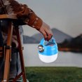 thumbnail image 4 of Portable Outdoor Camping Light, Rechargeable 1200mAh Battery Solar Powered And USB Charging, Outdoor Camping Hanging Tent Lamp With Adjustable Brightness, 4 of 8