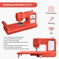 thumbnail image 2 of Poolin EOC05RE(2en1) Machine à Coudre et à Broder Informatisée Zone 7,9x11 Pouces, Écran Tactile 7 Pouces avec Connectivité Sans Fil, 2 of 10