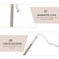 thumbnail image 4 of 2Pcs Wallet Credit Holders Alloy Money Clips Spring Clips Check Holders, 4 of 8