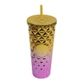 thumbnail image 1 of TIELUTT Été 710 Gobelet Réutilisable 800 ml avec Couvercle et Paille Gobelet pour Boisson Froide avec Paille Gobelet Transparent Camping Cuisine Gobelets Verres 32 Gobelets en Verre en Forme de Canette Ensemble de Boisson Verre avec Mesures 5 Onces, 1 of 8
