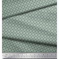 thumbnail image 3 of Soimoi Modal Satin Fabric Geometric Small Printed Craft Fabric by The Yard 42 Inch Wide, 3 of 3