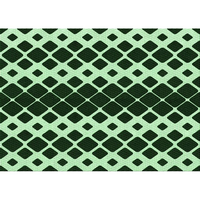 Ahgly Tapis Rectangulaire Lavable en Machine Intérieur Transitionnel Vert Clair, 2 Pieds x 4 Pieds