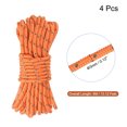 thumbnail image 2 of Unique Bargains 3mm 13.12ft Polyester Fluorescent Reflective Tent Rope Cord Orange for Camping 4 Pack, 2 of 6
