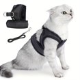 thumbnail image 1 of Escape-Proof Cat Harness & Leash Set: Adjustable Vest, Cushioned Control for Outdoor Adventures!, 1 of 4