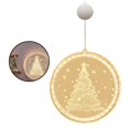 thumbnail image 3 of 3D Hanging Light LED String Lamp Lighting Decoration Christmas Light for Home Bedroom Room Merry Christmas 2, 3 of 10