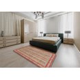 thumbnail image 4 of Ahgly Company Tapis d'Intérieur Ronds Abstraits Bruns Abstraits pour Aire, 5 Pieds Rond, 4 of 6