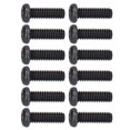 thumbnail image 4 of Pan Machine  Fastener Din 7985 Screws 50pcs DIN 7985 Steel Pan Head Machine Screw Fully Threaded Black Zinc Plated  Fastener, 4 of 8