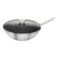 thumbnail image 1 of ZWILLING Joy Plus Wok en Acier Inoxydable 18/10 de 30 cm / 12 Pouces, 1 of 11