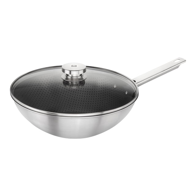 ZWILLING Joy Plus Wok en Acier Inoxydable 18/10 de 30 cm / 12 Pouces