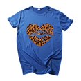 thumbnail image 1 of EQWLJWE T-shirts à Manches Courtes Imprimés, T-Shirt Graphique Col Rond d'Été pour Femmes, Blouse, Hauts, Offres, 1 of 4
