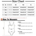thumbnail image 2 of Maillot de Bain une Pièce pour Femmes Imprimé Rétro avec Armatures Contrôle du Ventre Monokini, 2 of 4