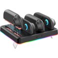 thumbnail image 1 of Game Controller Charger Dock Compatible With Nintendo Switch 2, Charging Station For Joy-Pads With RGB Lights, LED Indicators, Built-in Kickstand, 1 of 8