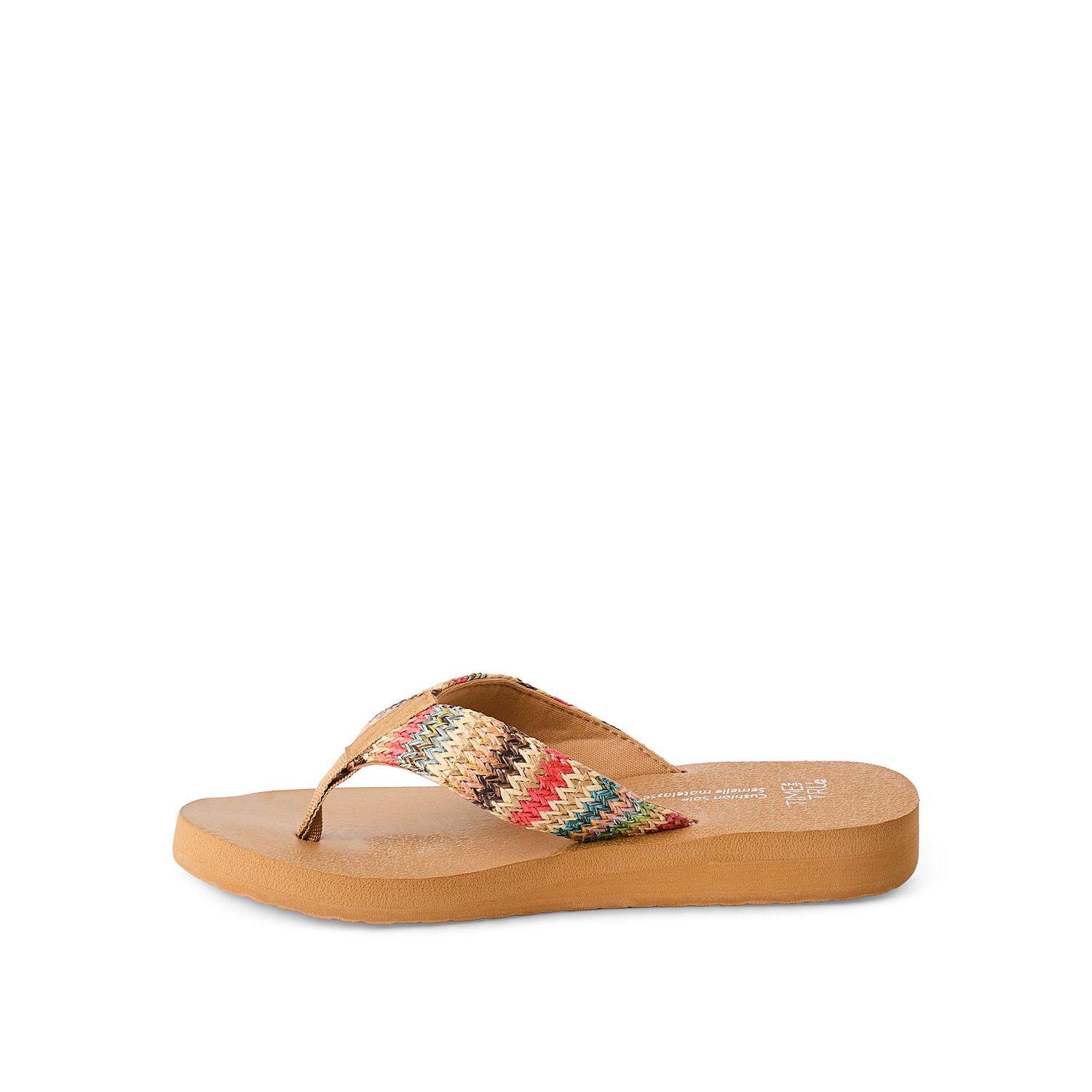 Tongs confort Time and Tru pour femmes