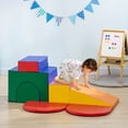 thumbnail image 2 of Qaba 7-piece Soft Play Stairs and Ramp, Foam Play Set Educational Software, 2 of 10