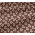 thumbnail image 5 of oneOone Cotton Jersey Brown Fabric Block Sewing Material Print Fabric By The Yard 58 Inch Wide, 5 of 5