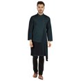 thumbnail image 1 of Atasi Indian Designer Kurta For Mens Party Wear Solid Color Ethnic Long Shirt, 1 of 7