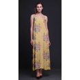 thumbnail image 4 of Bimba Robe Maxi à Bretelles Spaghetti Sans Manches pour Femmes en Rayonne à Imprimé Floral, Coupe Évasée - Medium, 4 of 5