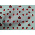thumbnail image 4 of oneOone Cotton Poplin Light Blue Fabric Red Insect Sewing Craft Projects Fabric Prints By Yard 56 Inch Wide, 4 of 4