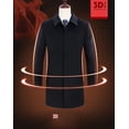thumbnail image 2 of QueenLine 100% Cashmere High End Jackets Business Casual Woolen Coat, 2 of 4