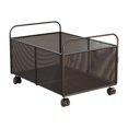 thumbnail image 1 of Luzkey Wire Basket Rolling Wire Vegetable Fruit Rack with Wheels Iron Metal Storage Organizer Basket Rustic Storage Bin for Bedroom L, 1 of 8