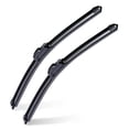 thumbnail image 1 of Quality Windshield Wiper Blades, 17 Inch Standard Car Wiper Blades With Universal U Hook Only, Automotive Replacement Wiper Blades for my Car, Water Repellency Wiper Blade, Pack of 2, 1 of 9