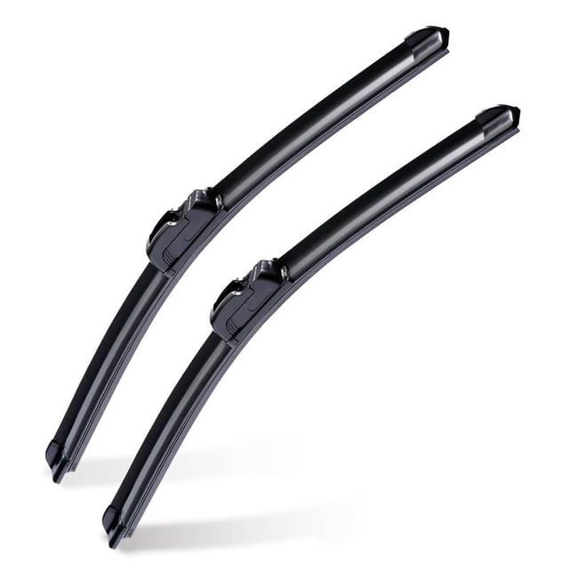 Quality Windshield Wiper Blades, 17 Inch Standard Car Wiper Blades With Universal U Hook Only, Automotive Replacement Wiper Blades for my Car, Water Repellency Wiper Blade, Pack of 2