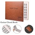 thumbnail image 3 of QualitChoice 6 String Guitar Chord Book Universal Students Music Playing Foldable Practice Books Festival Gift Instrument Fitting brown 23.5*18cm 1Set, 3 of 6