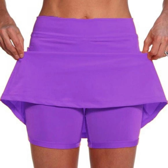 Skirted Leggings for Women Tennis Golf Skorts Gym Yoga Legging with Skirts