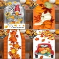 thumbnail image 5 of TIELUTT Fall Tablecloth 72x13 Inch Thanksgiving Autumn Pumpkin Orange Table Cover For Party Picnic Dinner Fall Small Table Coffee Table Short Table Wedding Woven Table Table Runners for Parties, 5 of 5
