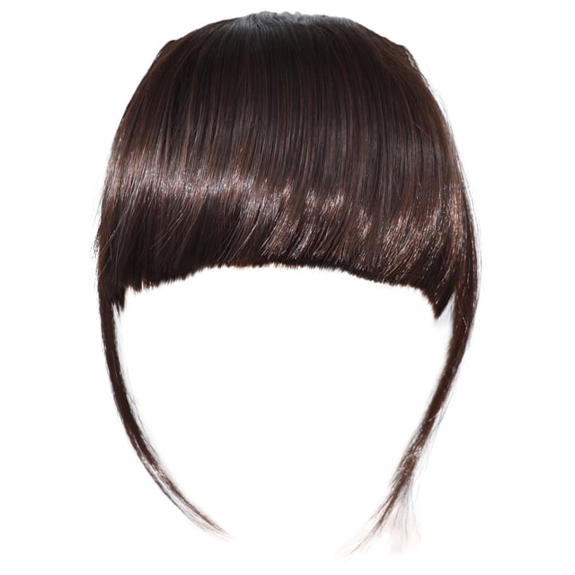 Fridja Bandeau Tressé Frange Synthétique Frange Résistante à la Chaleur Extensions de Cheveux pour Femme