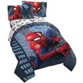 thumbnail image 1 of Marvel Spiderman Crawl Ensemble de Lit Simple 4 Pcs - Comprend une Couette Réversible et une Parure de Draps - Microfibre Super Douce Résistante à la Décoloration - (Produit Officiel Marvel), 1 of 1