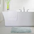thumbnail image 2 of GHSDFBB Bath Rug for Bathroom Non Slip Bathroom Mat (20x32, Aqua) Water Absorbent Soft Microfiber Shaggy Bathroom Rug Machine Washable Bath Mat for Bathroom Thick Plush Shower Mat, 2 of 7