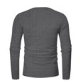 thumbnail image 3 of zbxnLI Men's Crew Neck Sweatshirts Button T-Shirts Solid Color Casual Lightweight Pullover Sweatshirt Tops, 3 of 6