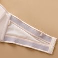 thumbnail image 4 of Comfort Bra Women Full-Coverage Bra Feature V-Neck Strapless Bra Style W-1487 Yellow 80A, 4 of 7