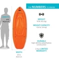 thumbnail image 4 of LIFETIME Wave 72" Youth Kayak with Paddle, 4 of 7