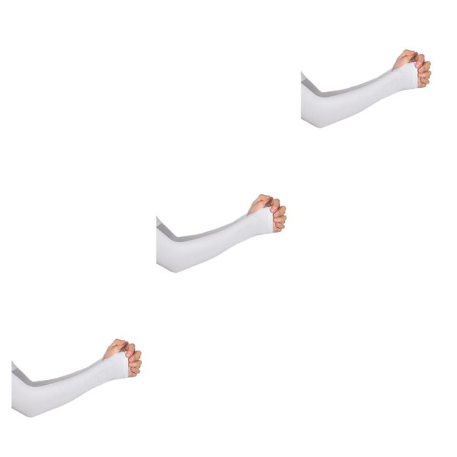 maskred Cycling Glove Accessory Hand Arm Protector Protection Breathable Half Finger Sleeve Running Camping Fishing Driving No.4 3Set