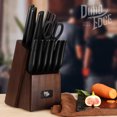 thumbnail image 2 of Dimoedge Ensemble de Couteaux avec Bloc, 13 Pcs Couteau de Chef Ultra Tranchant avec Bloc, Aiguiseur Intégré, 2 of 9