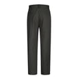 thumbnail image 3 of AherBiu Pantalon Habillé pour Homme Rétro à Taille Extensible, Jambe Droite, avec Poches, Pantalon Classique Ajusté, 3 of 5