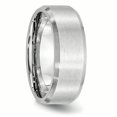 thumbnail image 4 of Cobalt Beveled Edge Satin 8mm Band Size 7, 4 of 6