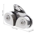 thumbnail image 2 of PAMINGONO Boat Mooring Cleat Stainless Steel 316 Durable and Reliable 1 Set, 2 of 8