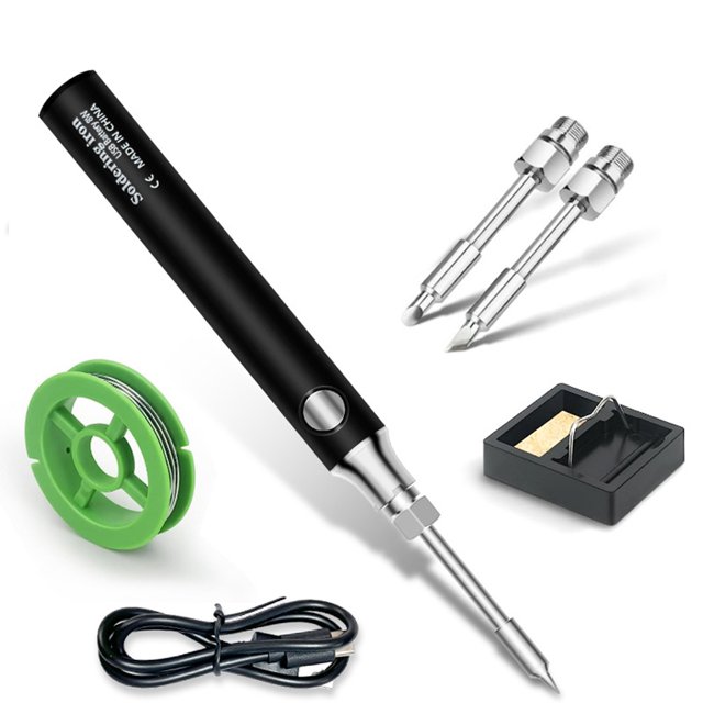 Compact Soldering Iron Cordless USB Rechargeable Soldering Iron Portable Safer Welding Tools Home DIY Handheld