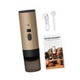 thumbnail image 3 of DOLITY Capsule Coffee Machine Car Espresso Maker for Camping Outdoor Indoor Kitchen Champagne, 3 of 9